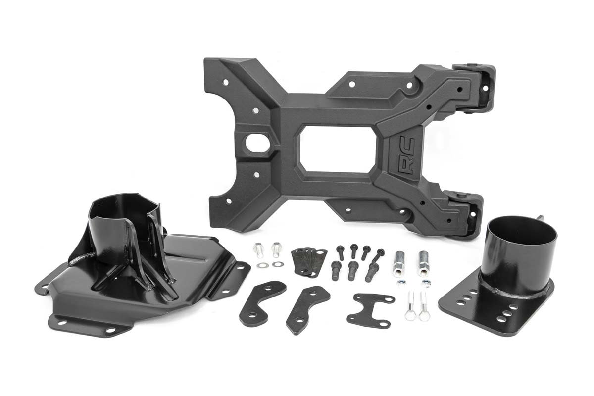 Rough Country HD Hinged Spare Tire Carrier Kit (07-18 Jeep JK)